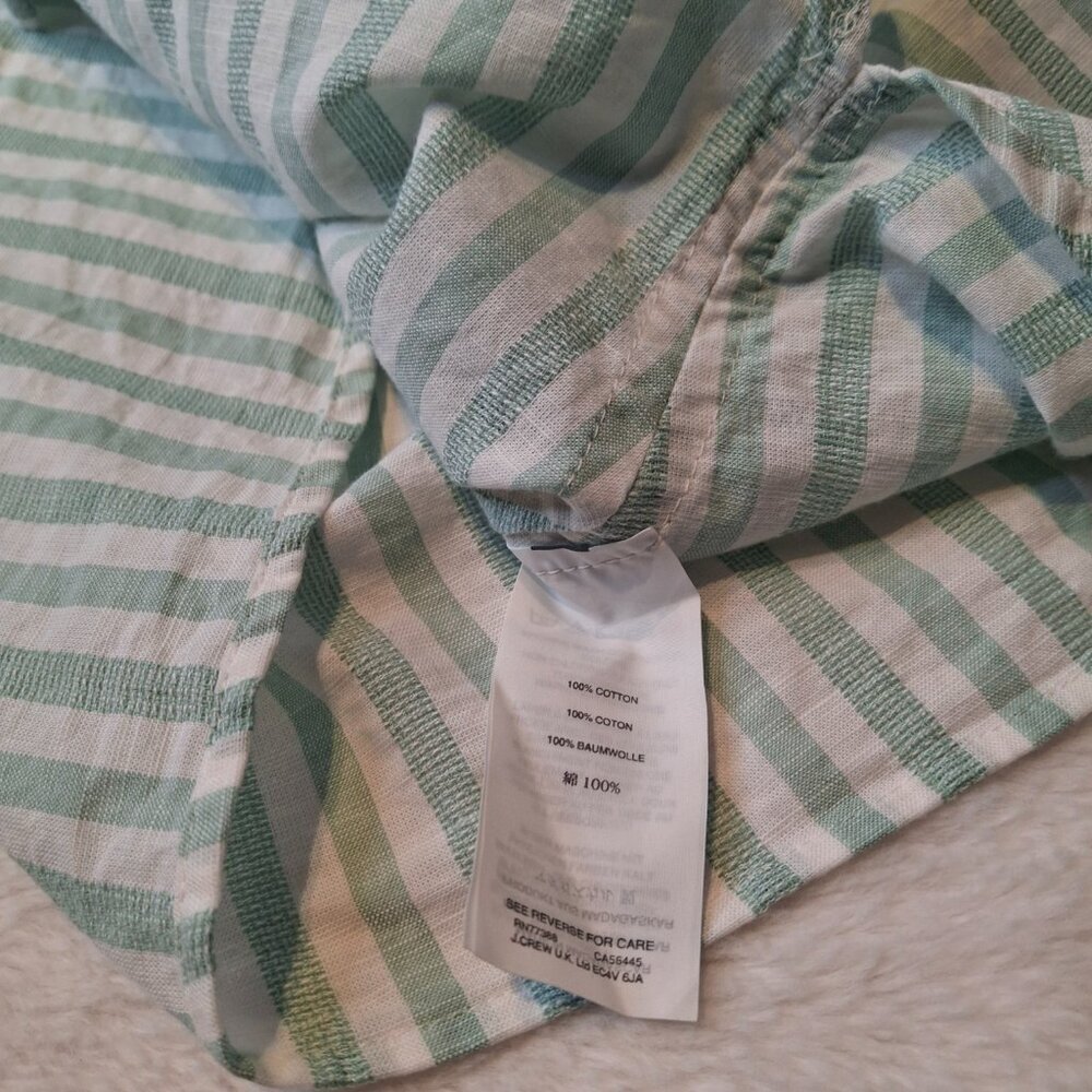 Madewell Boxy Shirt Striped Sz M Oversized Button Down 100% Cotton Preppy Work - Picture 10 of 13